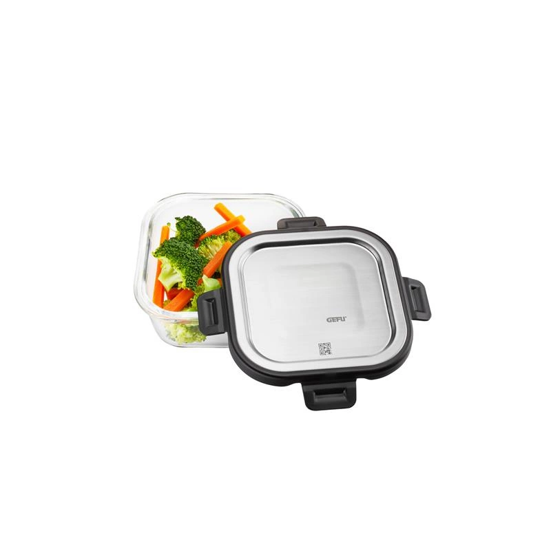 GEFU - pojemnik do przechowywania kwadratowy 500 ml MILO