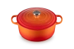 Le Creuset - garnek żeliwny emaliowany Signature 28 cm 6,7 l płomienny