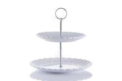 PK - Patera podwójna biała Luxe