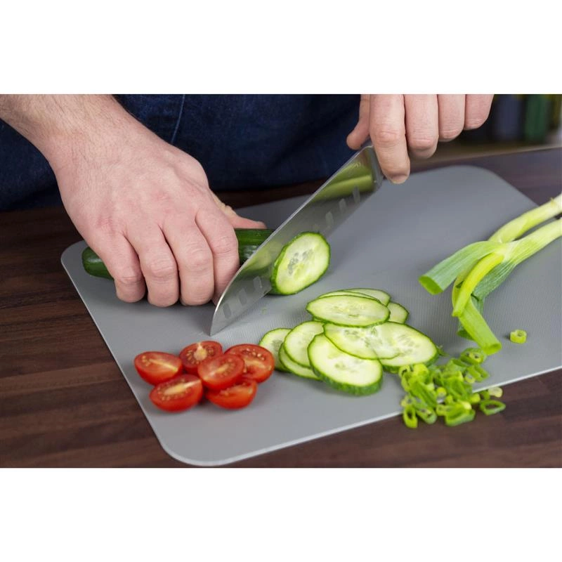 Lurch - deski do krojenia z tworzywa sztucznego, 2 szt., 38 x 29 cm, szara + biała