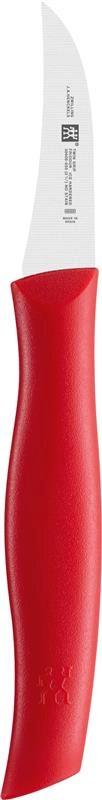 Zwilling - Nóż do obierania warzyw TWIN Grip 6 cm czerwony