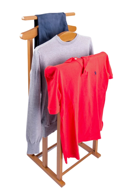 ARREDAMENTI - MAXI Stojak na koszule i garnitur - 102 x 35 cm, Brązowy