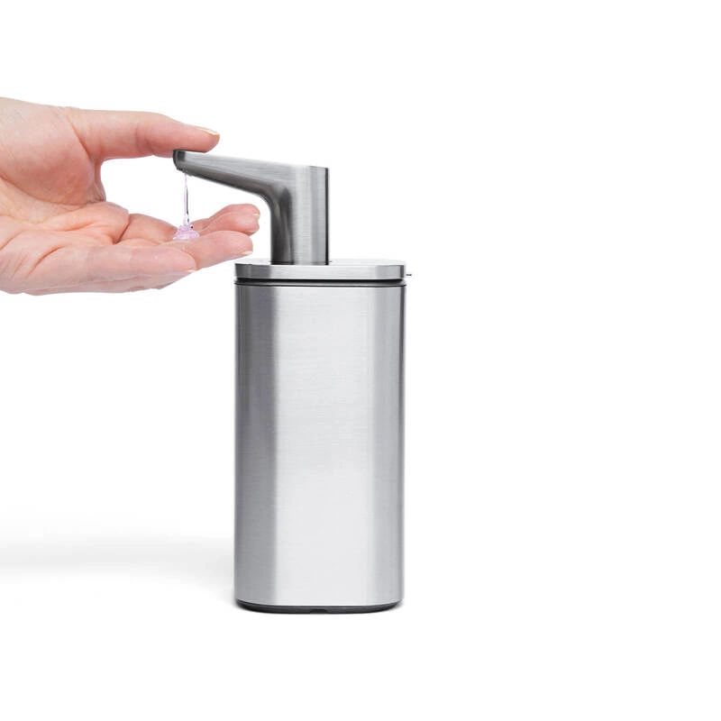 simplehuman - Dozownik do mydła z pompką 473ml stal matowa