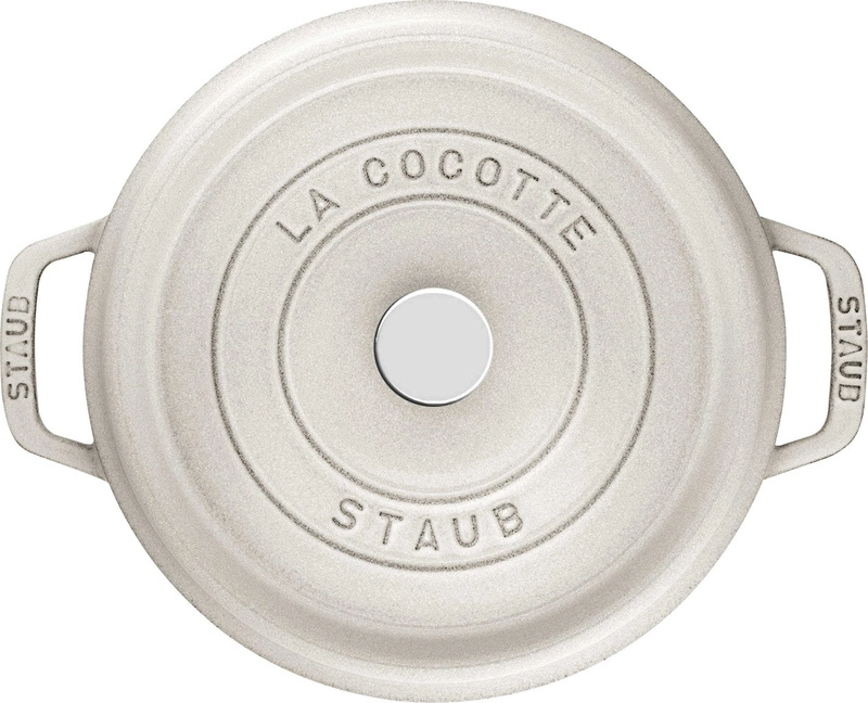 Staub - garnek żeliwny okrągły 5.2 ltr, truflowy La Cocotte