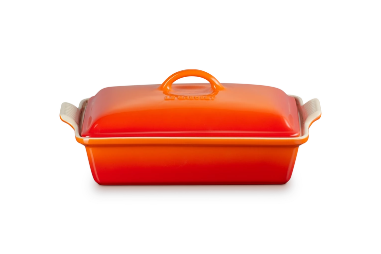 Le Creuset - Prostokątna ceramiczna forma do pieczenia 3,8 l płomienny