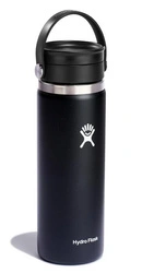 Hydro Flask - Butelka 20 oz Wide Flex, czarna