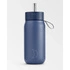 Chilly's Bottles - Termiczny kubek 2w1 ze słomką | 750ml | Granatowy