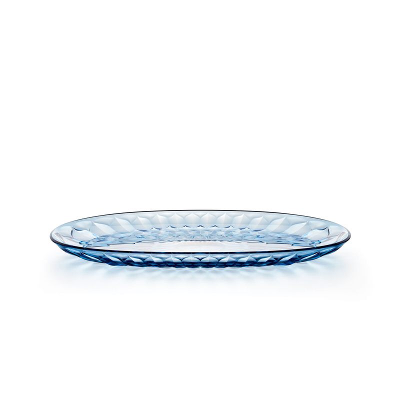 Guzzini - Taca owalna 45 cm - niebieska