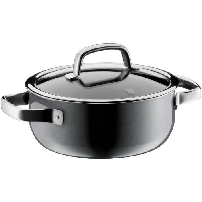 WMF-Garnek niski 20cm,platynowy,Fusiontec Mineral