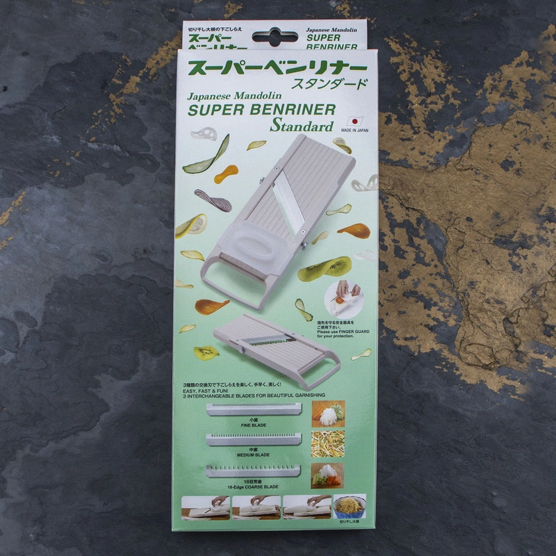 Benriner - Super Standard Mandolina do warzyw 95 mm Beige