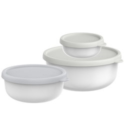 Mepal - Zestaw 3 pojemników Lumina 2.0 250ml + 750ml +1500 ml White