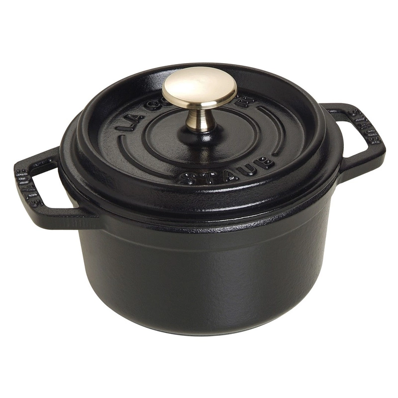 Staub - garnek brytfanna żeliwna czarna 0,8 l 14 cm