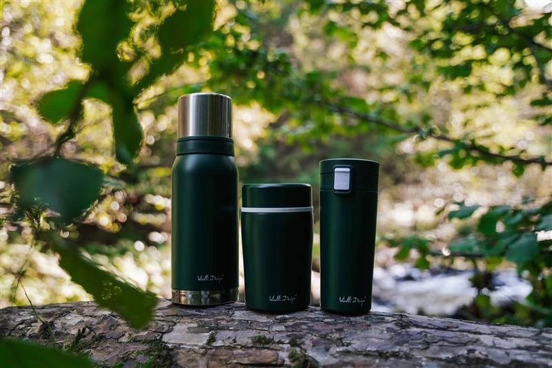 Vialli Design - Termos obiadowy 500ml FUORI zielony