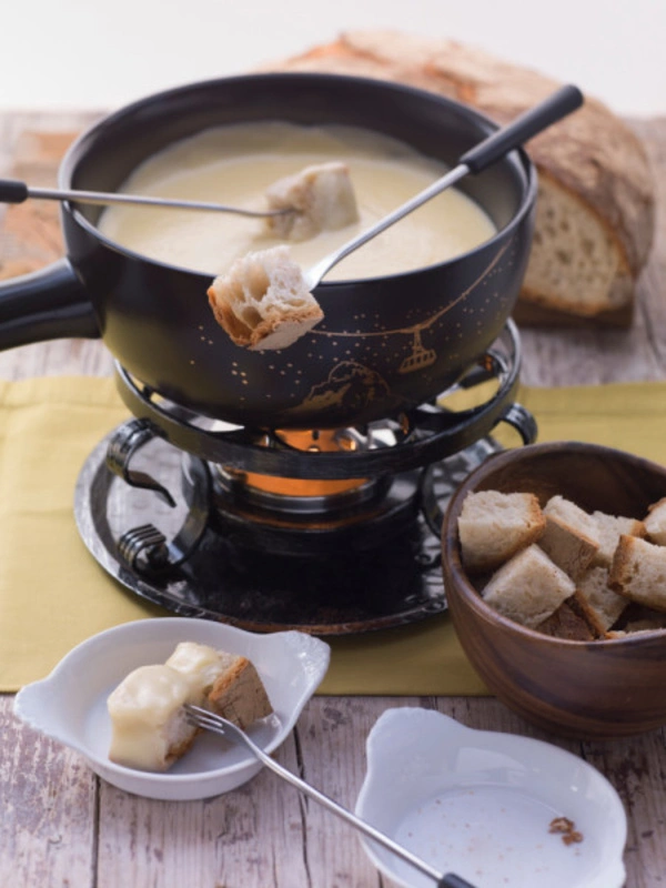 SWISSMAR - SWISSMAR Fondue GRUYERE, ceramika, szary