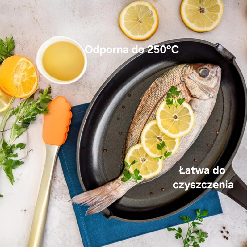 MASTRAD - Patelnia do ryb ceramiczna