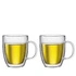 Bodum - kubki z podwójną ścianką Bistro 450 ml 2 szt Transparent