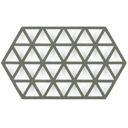 Zone Denmark - Podkładka pod naczynia Triangles 24 cm Olive Green