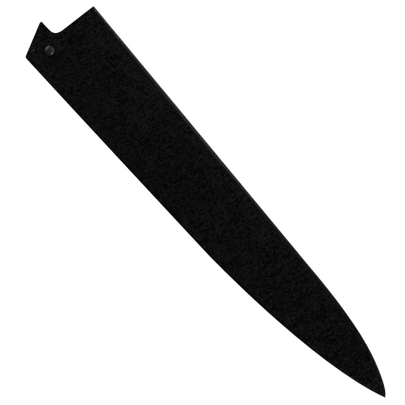 Mcusta - Drewniana Saya Black ochraniacz na nóż Sujihiki 27 cm
