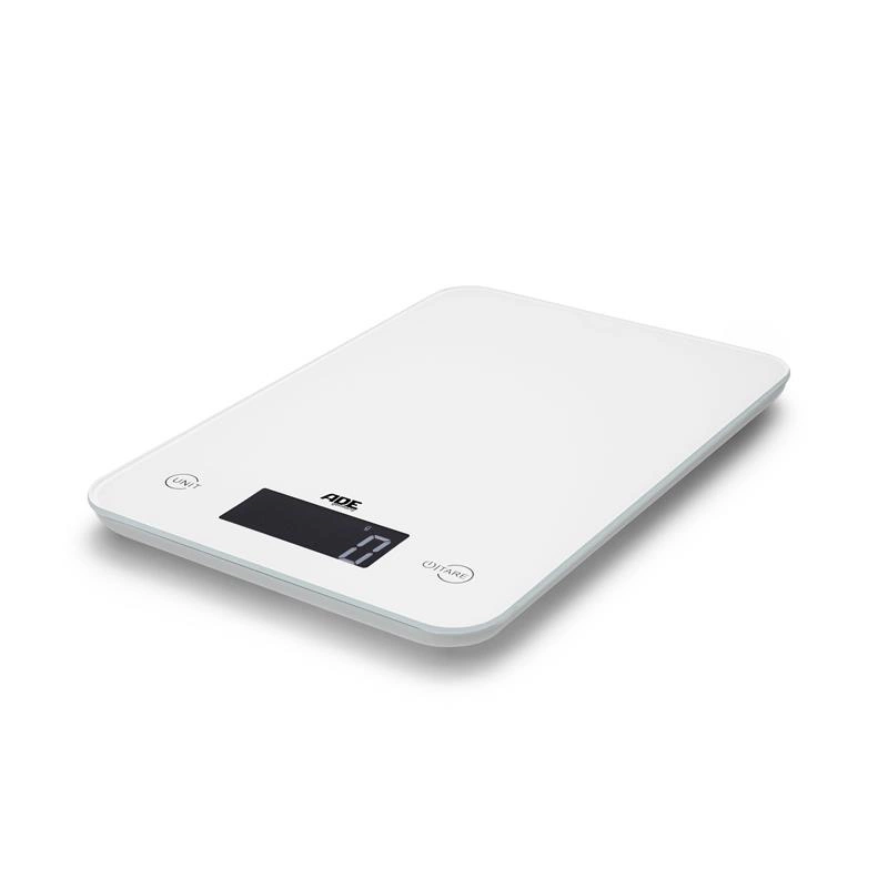 ADE - waga kuchenna, do 5 kg, 15 x 23 cm, biała Slim