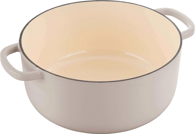 Ballarini - garnek żeliwny okrągły 2.6 ltr kość słoniowa Bellamonte