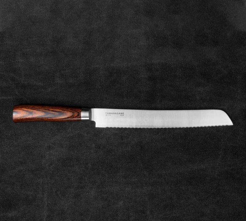 Tamahagane - SAN Brown Nóż do chleba 23cm