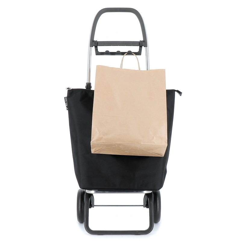 Rolser - Wózek na zakupy Mini Bag Plus MF 2L czarny