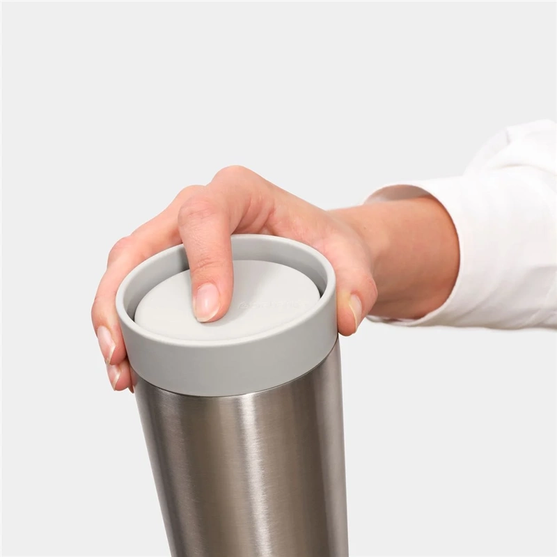 Brabantia - Kubek termiczny 0,36l Make&Take Light Grey