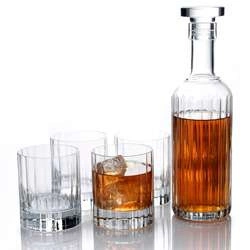 Luigi Bormioli - Zestaw karafka i szklanki do whisky Bach