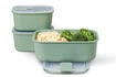 Mepal - Zestaw 3 pojemników na żywność EasyClip 450 450 1000 ml nordic sage