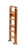 ARREDAMENTI - TUSCANIA 5 Drewniana drabina - 182 x 50 cm, Brązowy