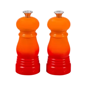 Le Creuset -  zestaw młynków do soli i pieprzu 12,5 cm płomienne