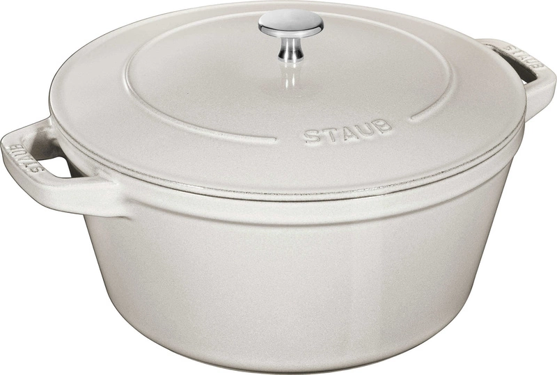 Staub - zestaw 2 naczyń + pokrywka 24 cm truflowy