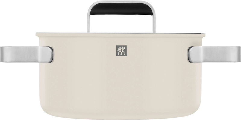 ZWILLING - Zestaw garnków stalowych 5 szt kremowe Pure