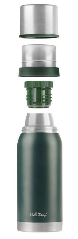Vialli Design - Termos turystyczny 1L FUORI zielony