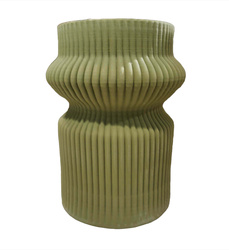 Rituali Domestici - LINO Zielony wazon 28.5 x 21 cm