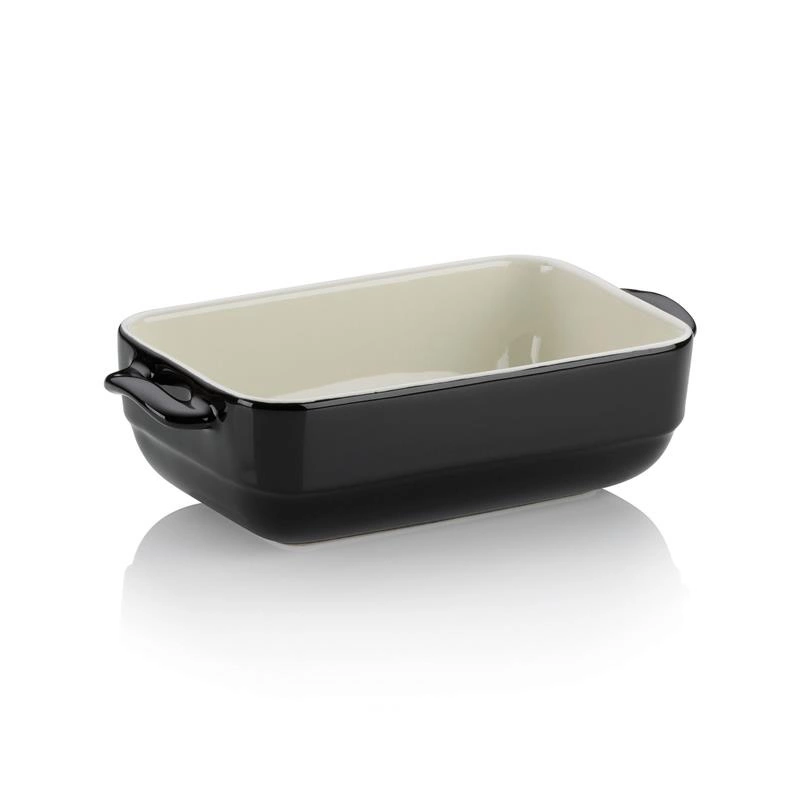 Kela - naczynie żaroodporne, 22,5x12,5x6 cm, czarne Malin