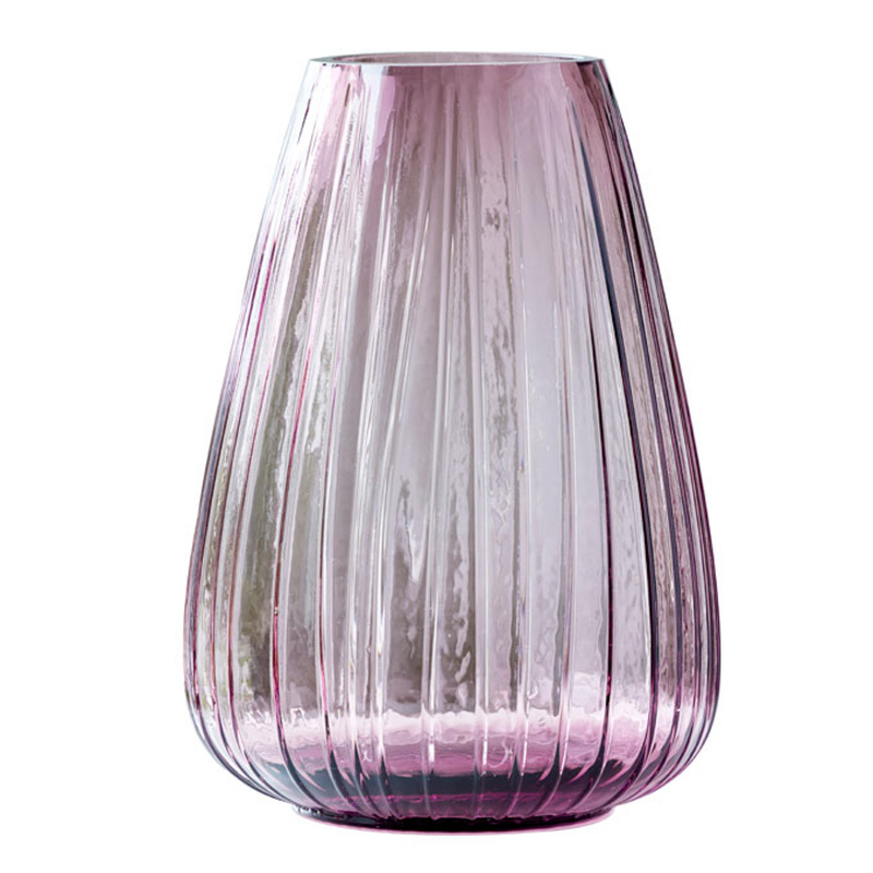 Bitz - Wazon Kusintha 22 cm Pink Glass