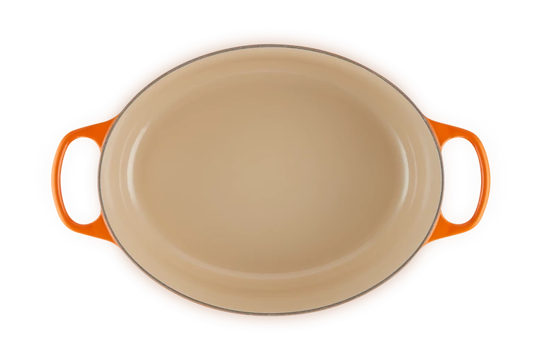 Le Creuset - brytfanna żeliwna emaliowana Signature 35 cm 8,9 l płomienna