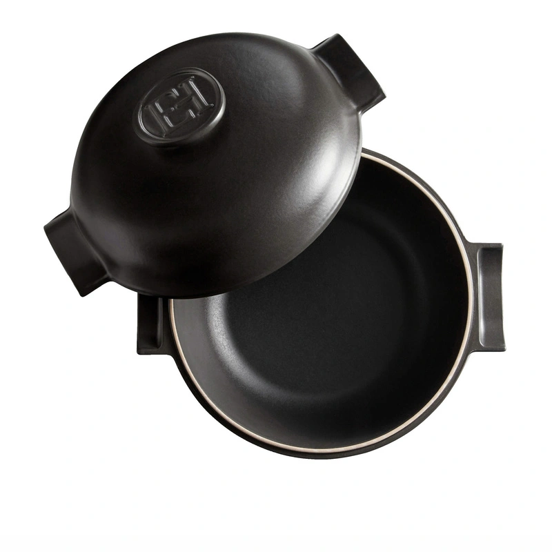 Emile Henry - Garnek ceramiczny "Delight" na indukcję 4L - czarny DP