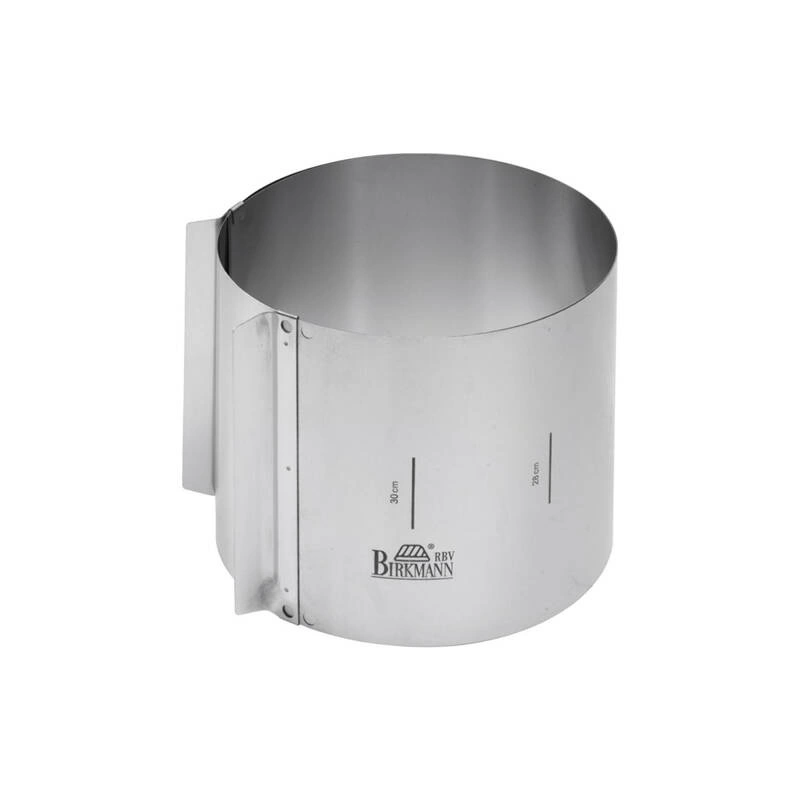 Birkmann - Pierścień do deserów EASY BAKING - regulowany, wysoki