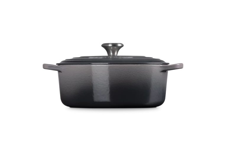 Le Creuset - brytfanna żeliwna emaliowana Signature 31 cm 6,3 l Flint