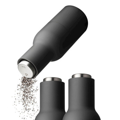 Bottle Grinder dwa młynki do soli lub pieprzu New Norm Ash / Carbon stalowe wieczko
