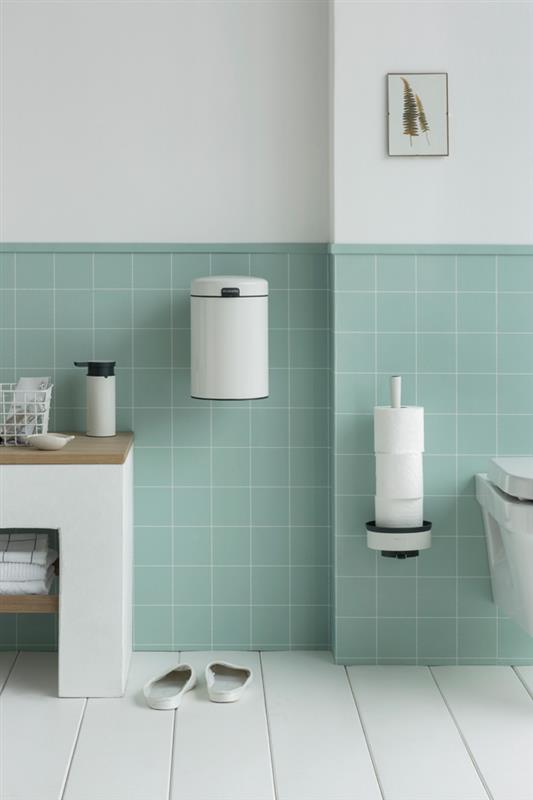 Brabantia - Zasobnik papieru toaletowego mocowany do ściany