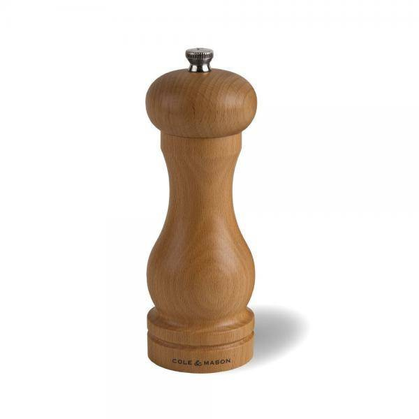 Cole & Mason - Młynek do pieprzu Capstan jasny 16,5 cm -