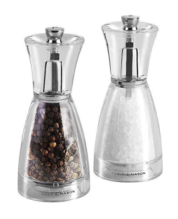 Cole & Mason - Zestaw młynków do soli i do pieprzu Pina 12,5 cm