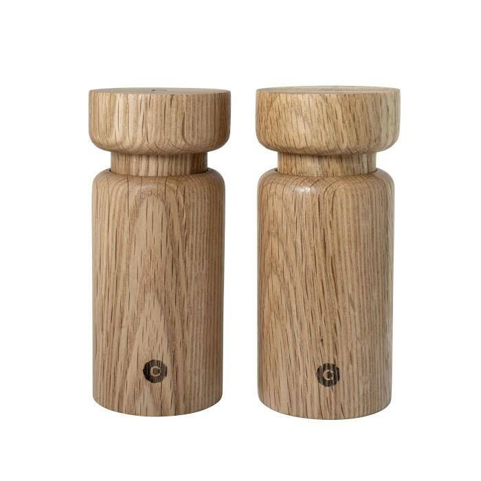 Crush Grind - Zestaw 2młynków drewnianych 13cm dąbFSC Helsink
