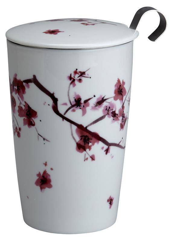 Eigenart - Kubek z zaparzaczem TeaEve 350ml Cherry Blossom