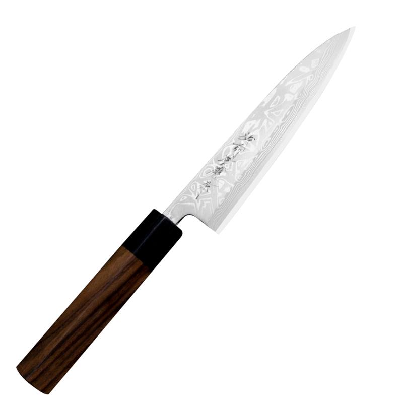 Hideo Kitaoka -  Shirogami Satin Nóż Kaisaki 15cm