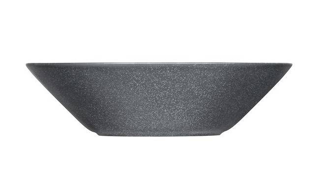 Iittala - Talerz Teema głęboki szary w plamki 21 cm
