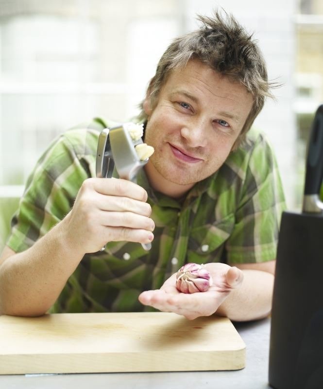 Jamie Oliver - wyciskacz plastrownik do czosnku